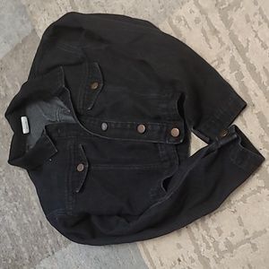 Black, medium jean jacket
